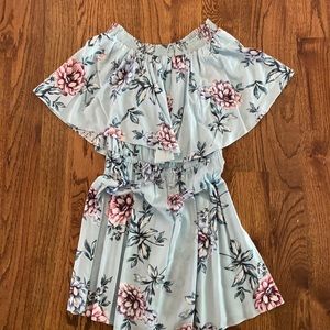 MuMu off the shoulder floral dress